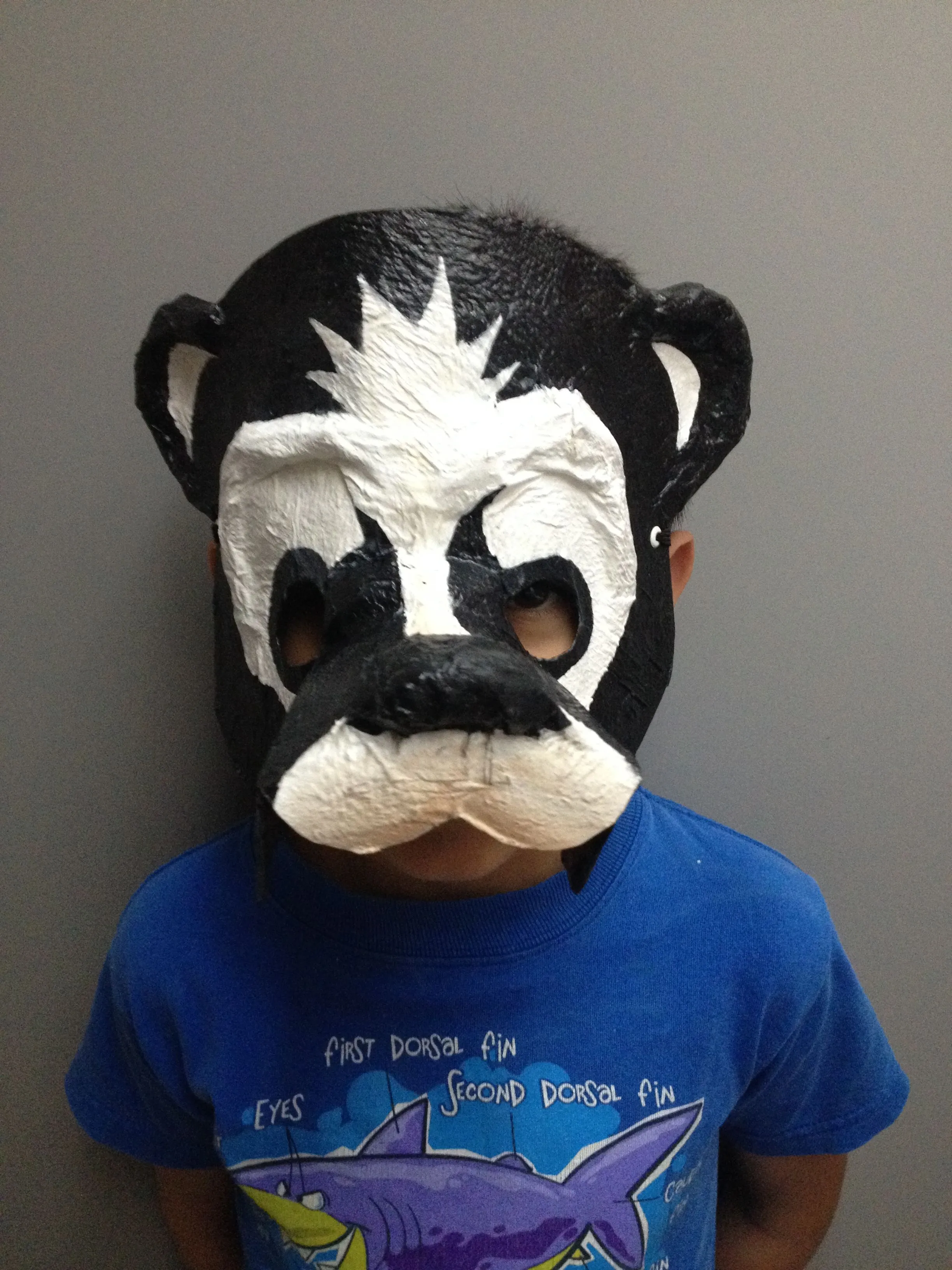 Mascara de Oso Frontino elaborada con materiales reciclables, Cartón de caja, Periódico, pintura y engrudo de agua y pega blanca. … | Animal masks, Animals, Ecology