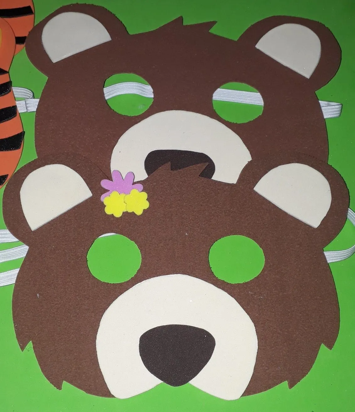 Mascara de oso | Mascara de oso, Manualidades, Osos en foami