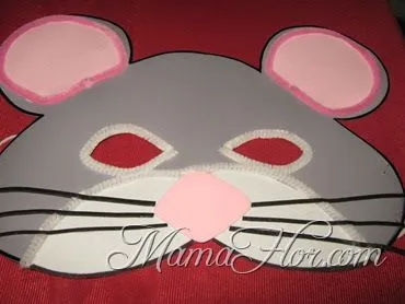 Como hacer una mascara de raton en foami - Imagui