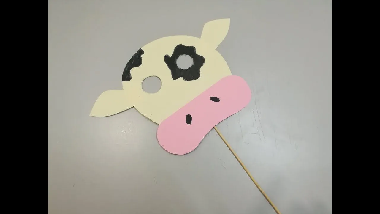 Hacer una máscara de vaca - Fabricación de máscara de vaca - YouTube