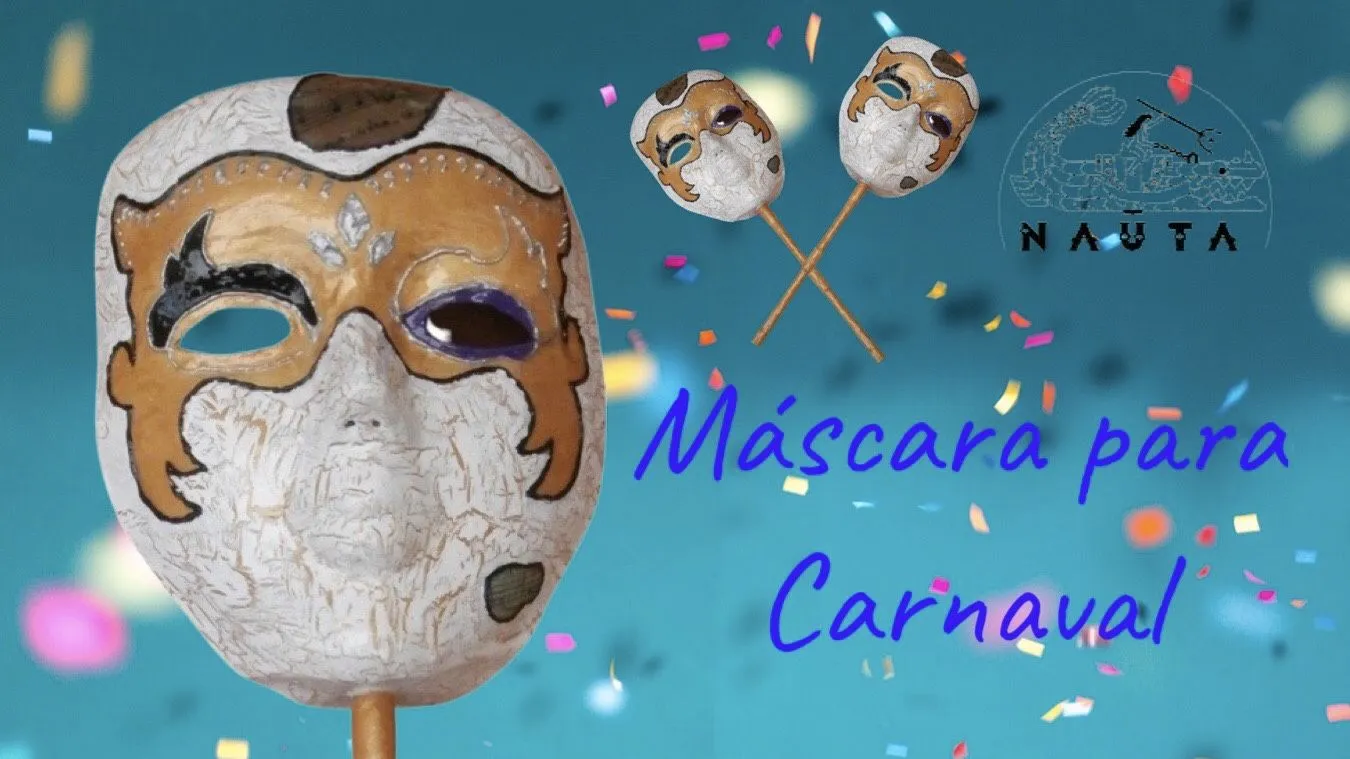 Máscara veneciana para Carnaval - www.artesaniaparatodos.com