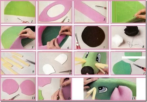 Sombrero con forma de ratón en Goma Espuma | Máscaras de Carnaval