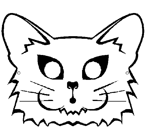 Dibujo de Gata para Colorear