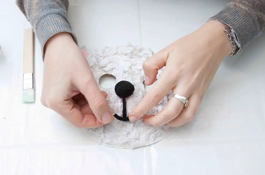 Máscaras de oso polar -Manualidades Infantiles