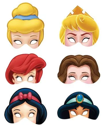 Mascaras de princesas - Imagui