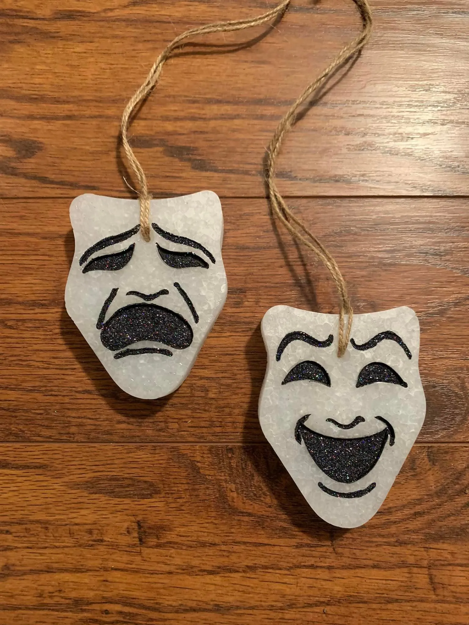 Máscaras de teatro de comedia y tragedia Molde de silicona - Etsy España