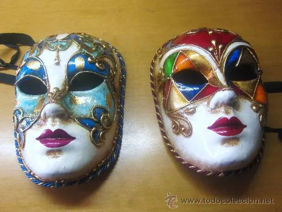 Mascaras venecianas (Arte - Escultura - Otros Materiales)