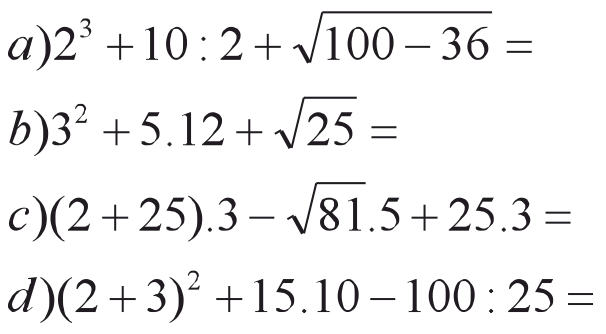 Matematica SB 17: Ejercicios combinados, ecuaciones y situaciones ...