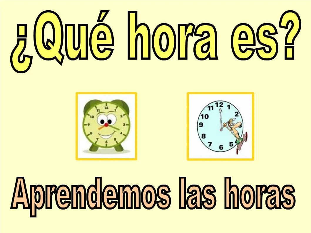 Matemáticas Primero Claret: ¿QUÉ HORA ES?