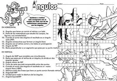 MATEMATICAS DIVERTIDAS - CRUCIGRAMA MATEMATICO SOBRE VERTICES ...