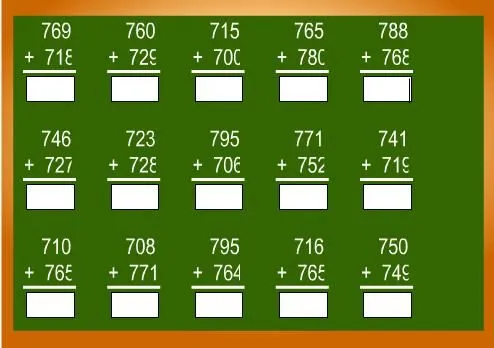 matematicas : SUMAS Y RESTAS