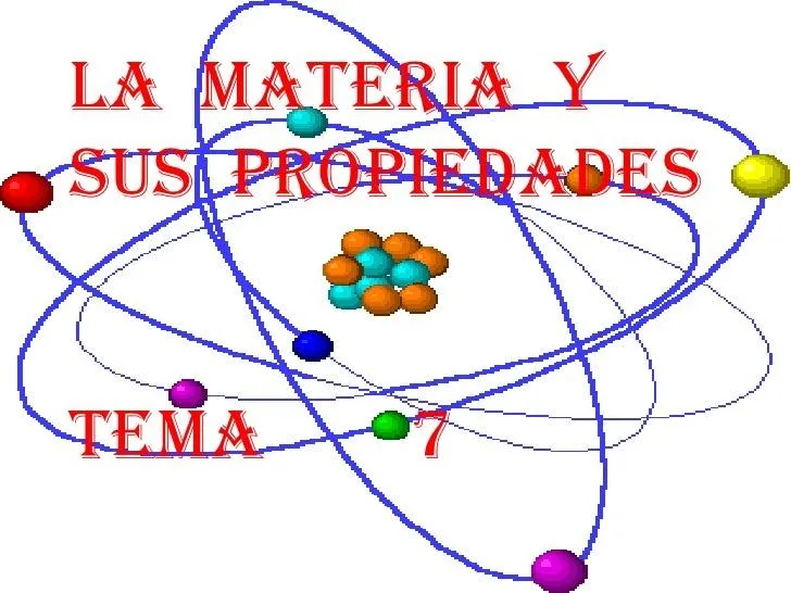 La materia y sus propiedades Ruth