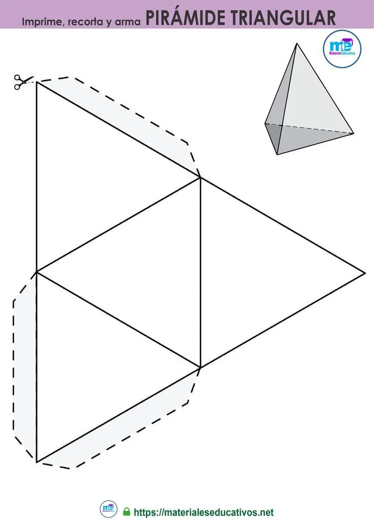 MATERIAL EDUCATIVO | Figuras geometricas para armar, Como hacer figuras  geometricas, Cuerpos geometricos para armar