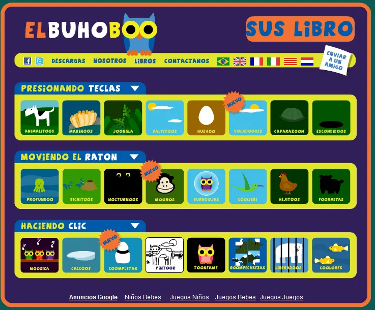 Material de Isaac para Educacion Especial: "el buho boo" JUEGOS