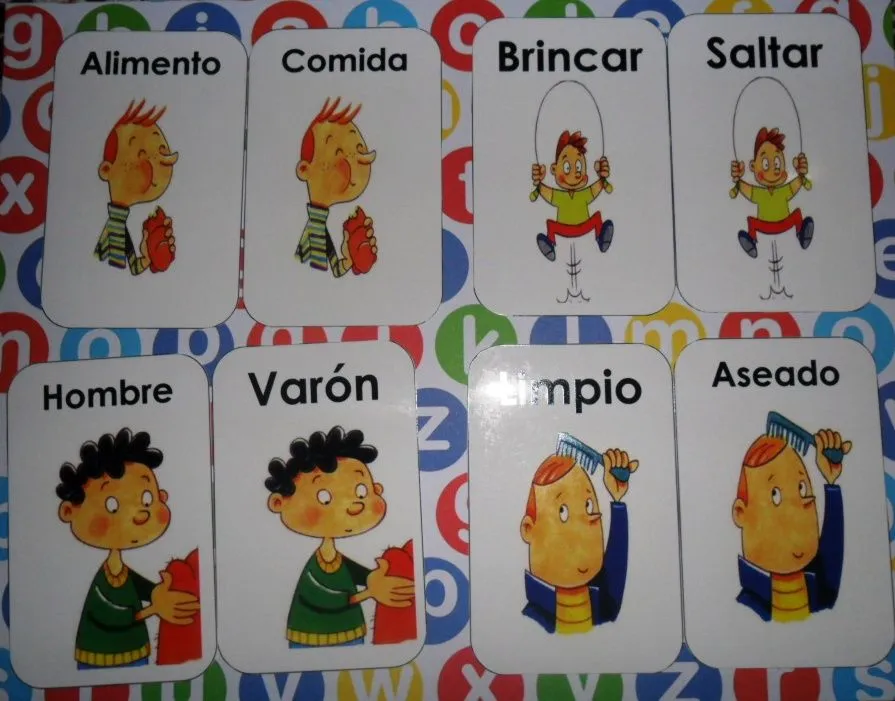 Material pedagógico hecho en casa: SET DE TARJETAS COPIAR-PEGAR ...