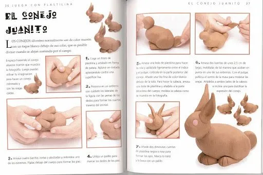 Material Preescolar,Diseña animales con Plastilina - Identi