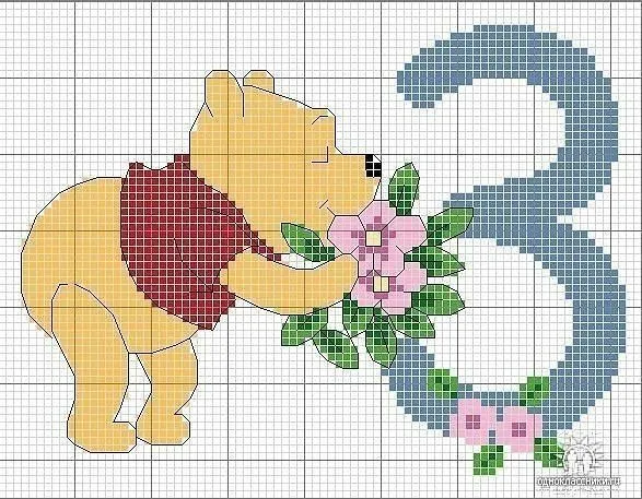 Materiales gráficos Gaby: Varias plantillas de bordados en punto cruz