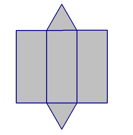 Mates Geometría: Prisma triangular