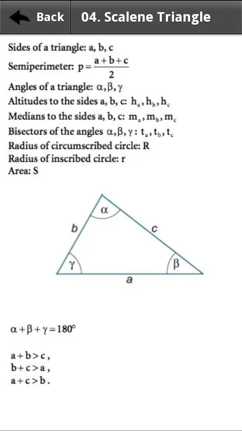 Mathematics Formula Reference - Android Apps on Google Play