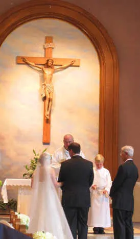 matrimonio casamento catolico noivos vestido noiva missa padre ...