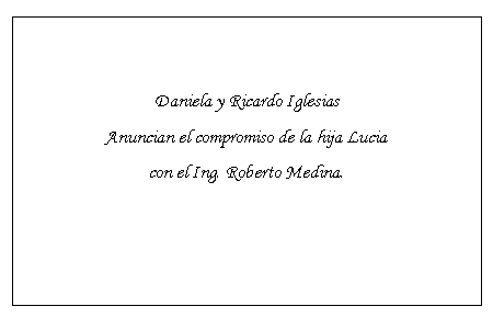 Matrimonio...e un tocco di classe: Como Escribir las Invitaciones ...