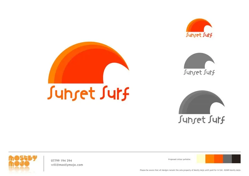 Matt Chapman » Cobweb Case History – Sunset Surf Logo Development