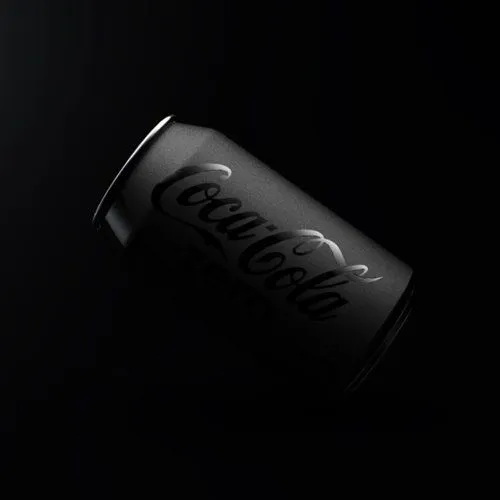 Matte Black Coke Zero Can » Design You Trust