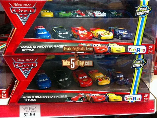 Mattel Disney Pixar CARS: World Grand Prix 5-Pack | Take Five a Day