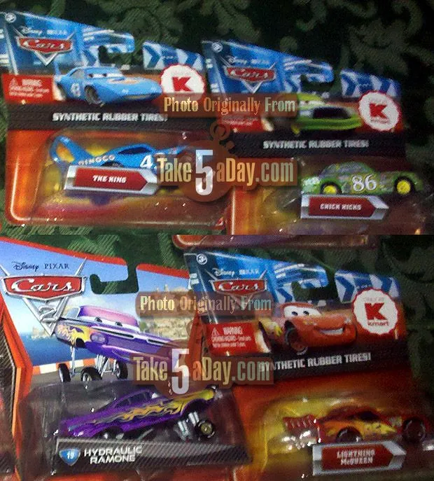 Mattel Disney Pixar Diecast CARS 2: Kmart Days #6 – Sears – Done ...