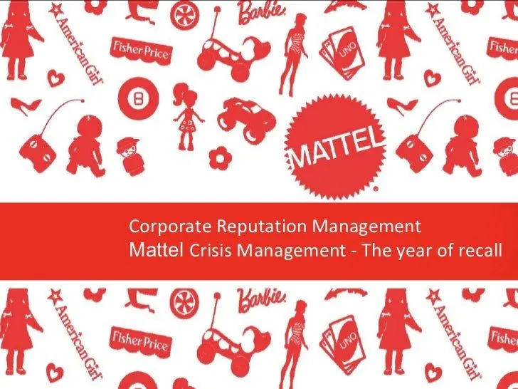 Mattel - The year of recall
