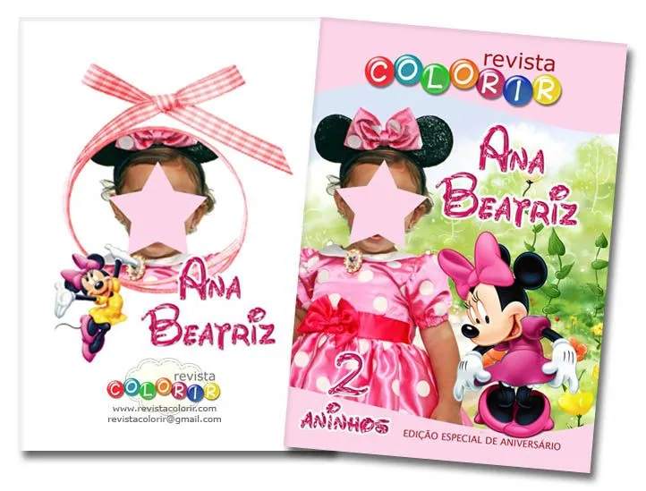 Maura Serra: Revista Colorir Minnie