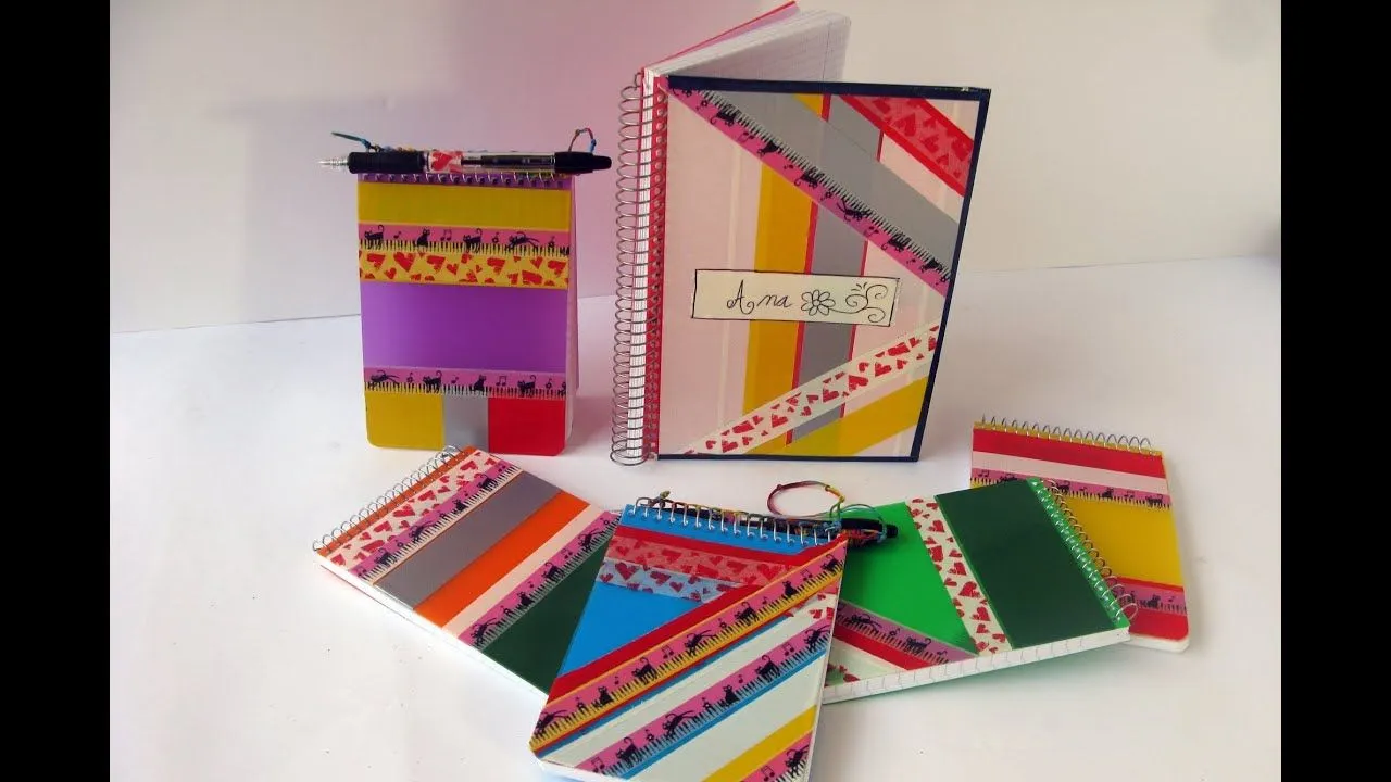 Adorno para cuaderno - | Manualidades Para Todos |