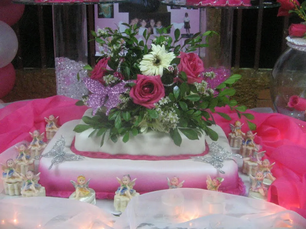 May y Sus Creaciones: TORTA DE 15 AÑOS: HADAS Y MARIPOSAS