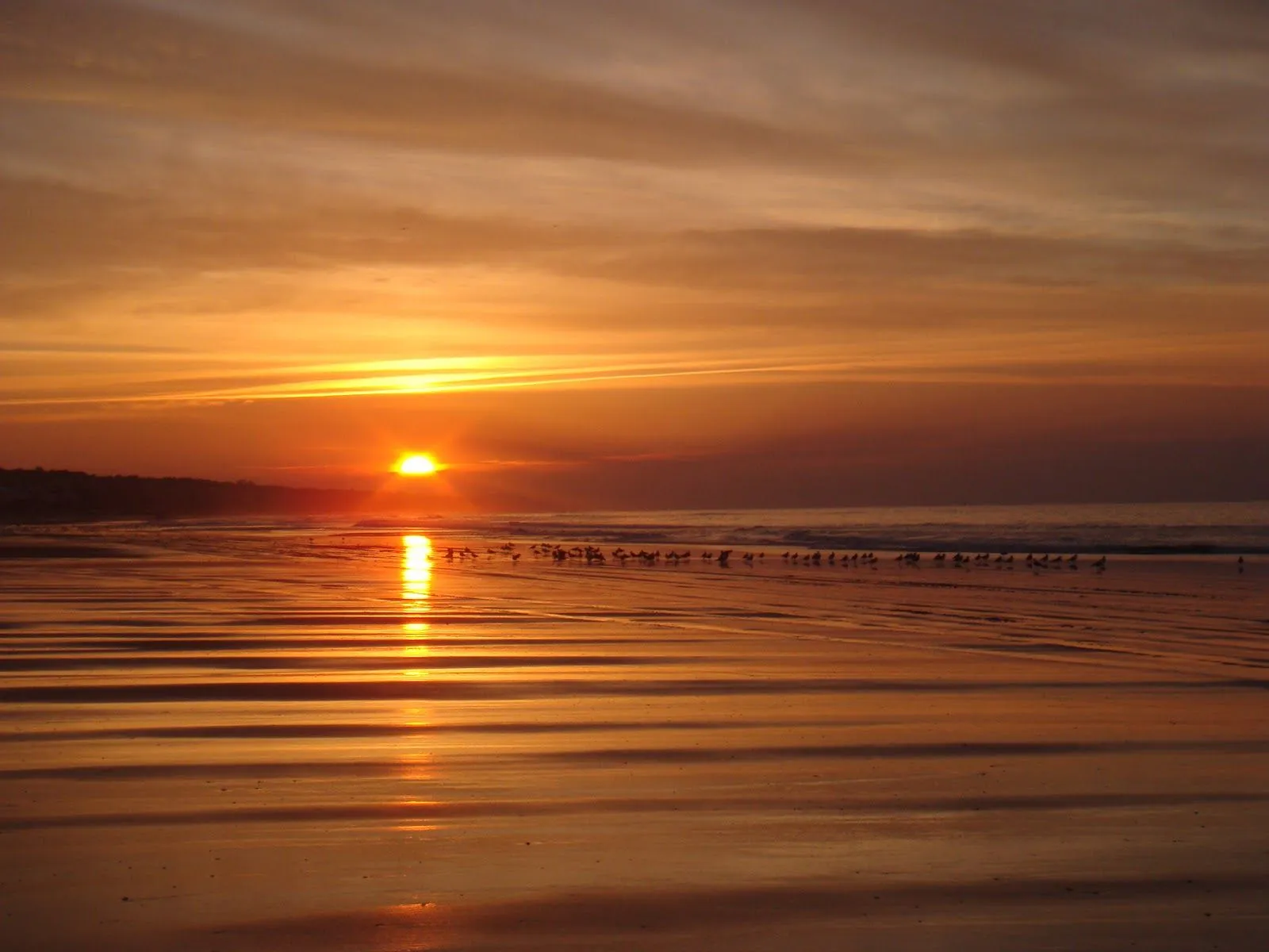 MAZAGÓN BEACH - HUELVA - ESPAÑA: AMANECER EN ENERO