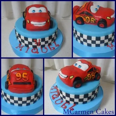 MCarmen Cakes: Tarta Rayo Mcqueen.