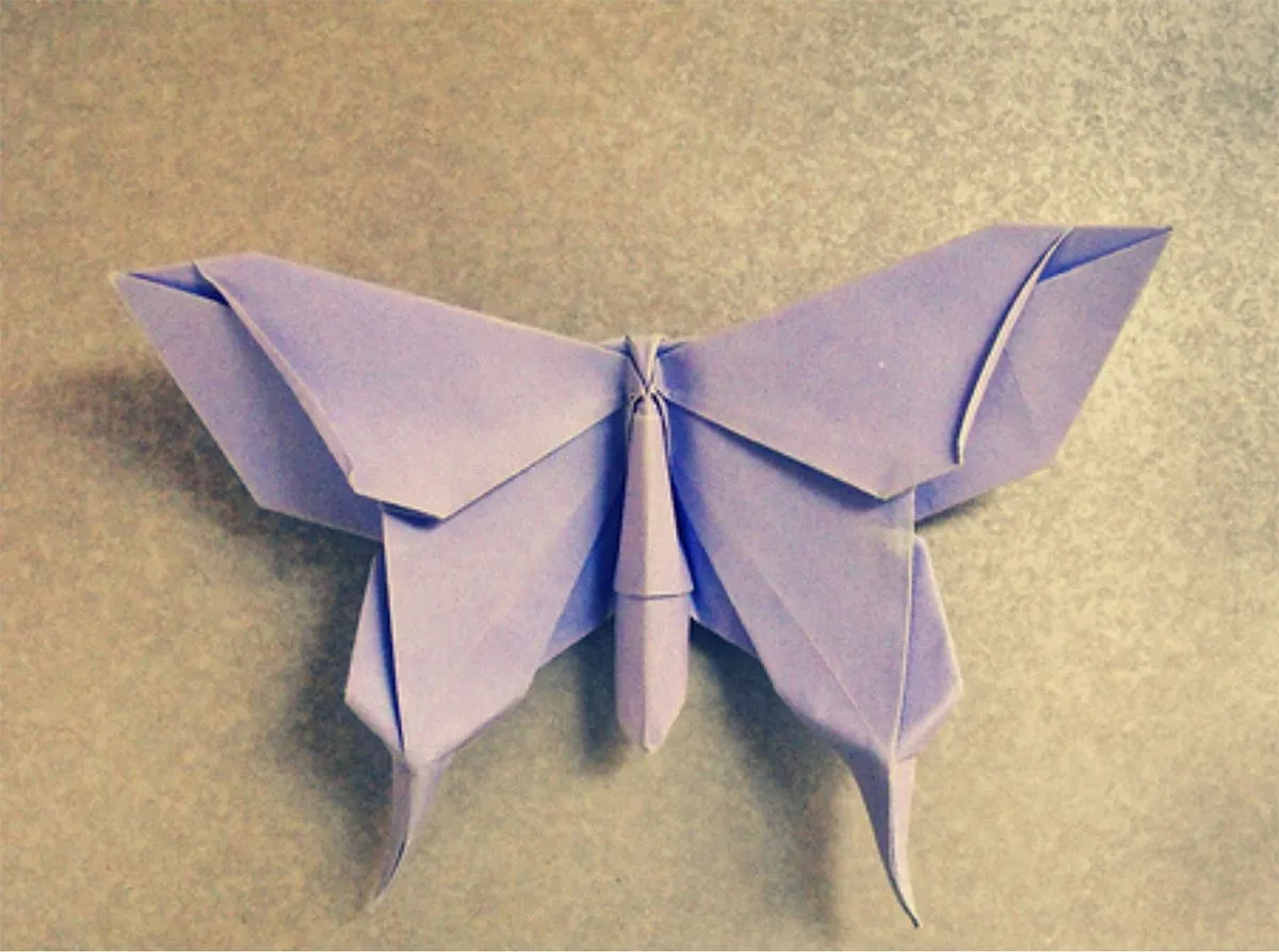 Mariposas con origami - Imagui