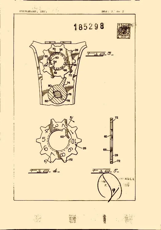 Mecanismo indicador para maquinas de afeitar del tipo de hoja de ...