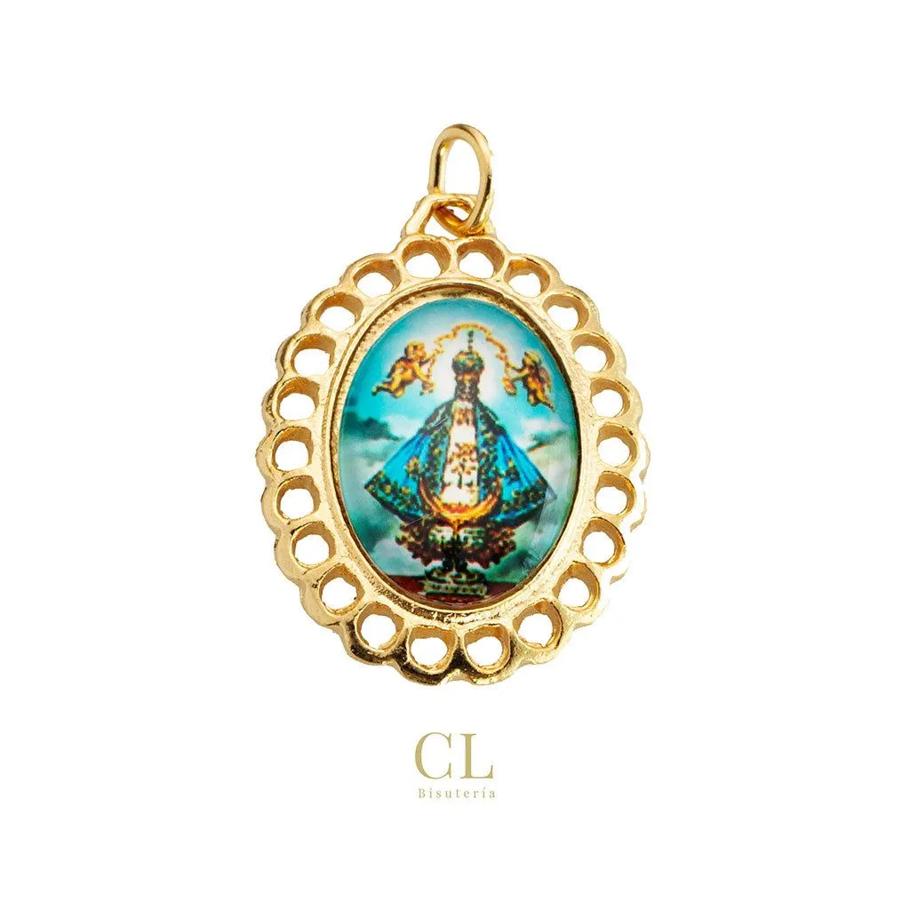 Medalla Ovalada Virgen de San Juan de Los Lagos – Cecy Love