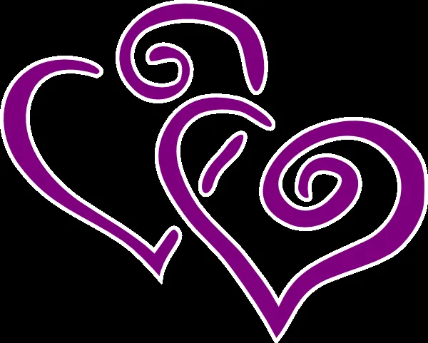 medicalnights.com » Purple Wedding Hearts