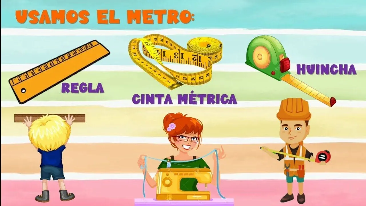 Medidas de longitud (metro y centímetro) para niños - YouTube