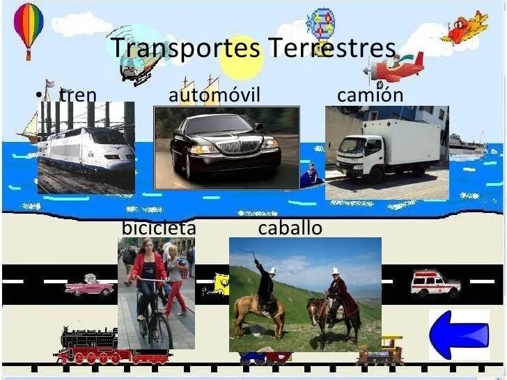 Medios de transporte y vías de comunicacion