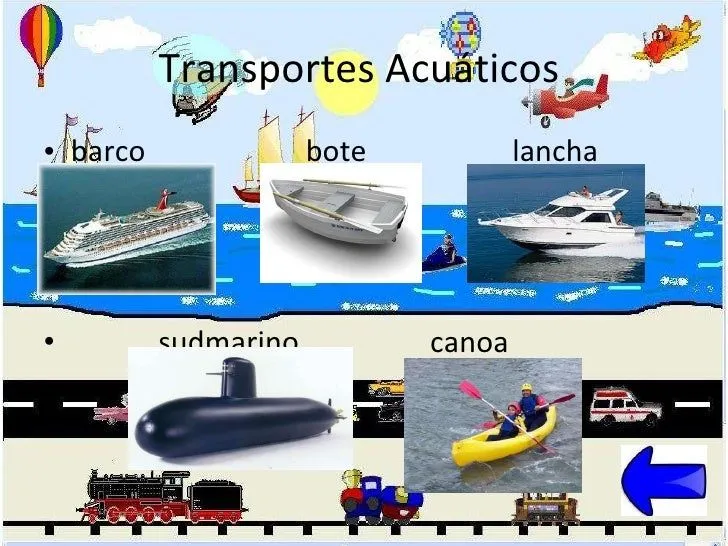 Cuáles son los medios de transportes acuáticos - Imagui