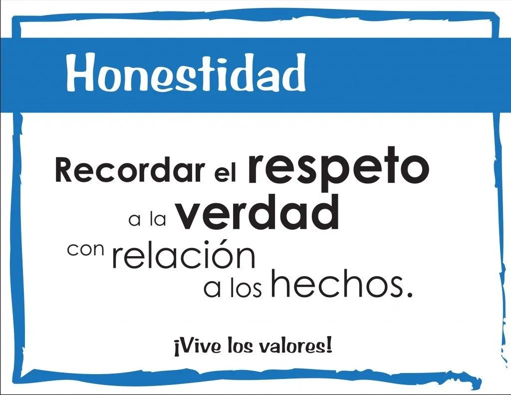 Para Meditar: El valor de la honestidad....