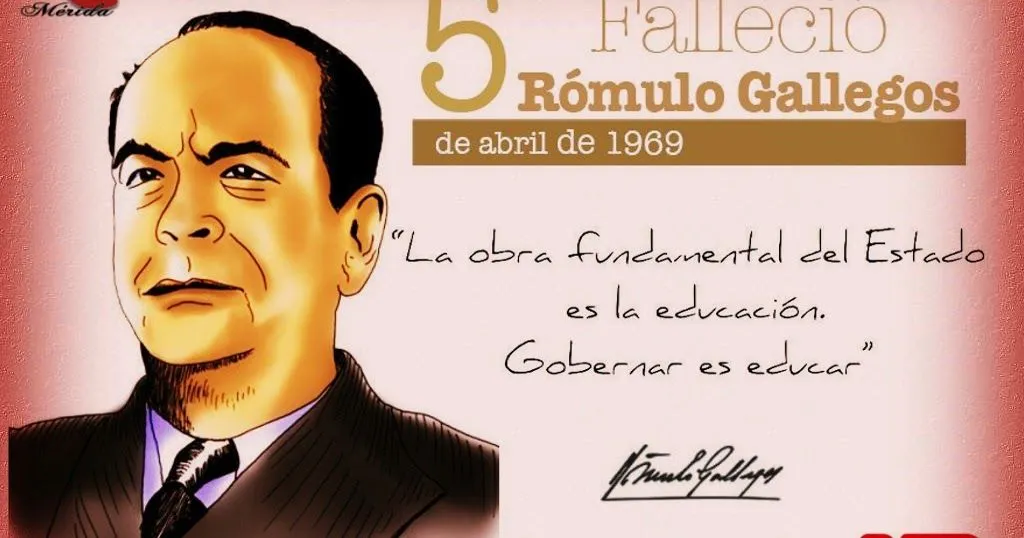 Megainfocentro Mérida: 5 de Abril de 1969 Muere Rómulo Gallegos