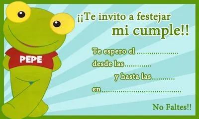 Megapost-Tarjetitas de invitaciones infantiles (actualizado ...