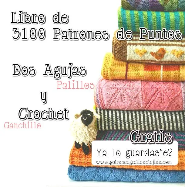 Los mejores 3100 Patrones de Motivos Dos Agujas y Crochet de regalo