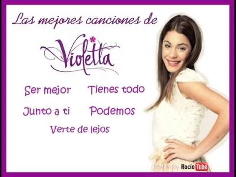 Las mejores canciones de Violetta - Segunda parte - YouTube