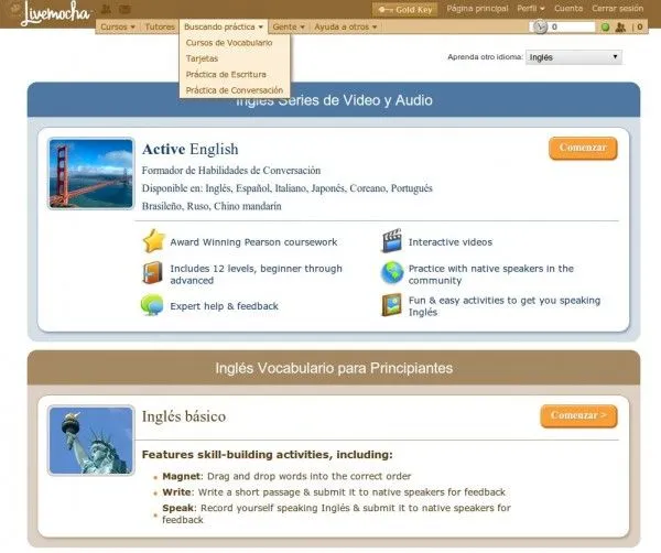 Los mejores cursos online de inglés gratis (IV) – Livemocha