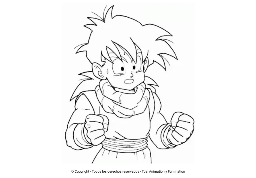 ▷ Los Mejores Dibujos de Gohan para Colorear ☀️