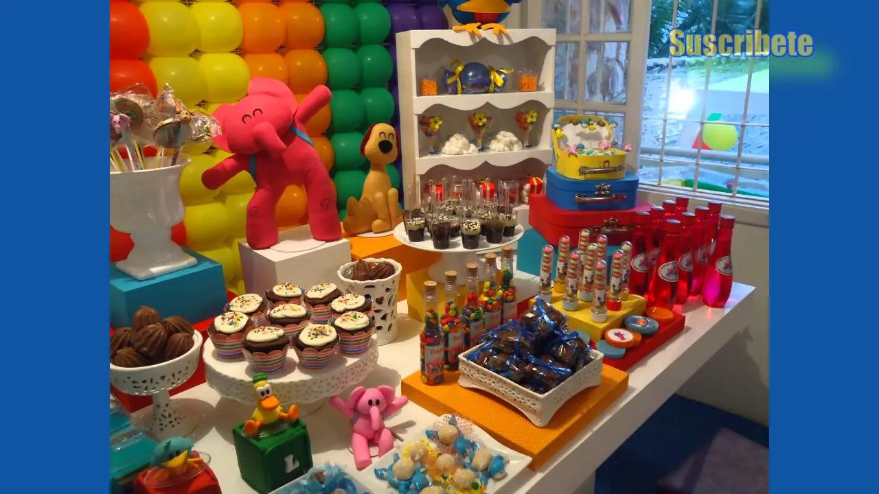 Las Mejores Ideas De Como Decorar Fiesta Tema De Pocoyo - YouTube